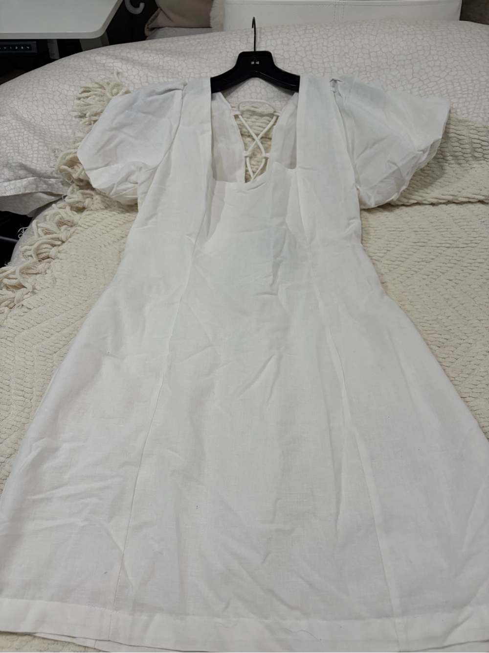 Marshalls White Drawstring Dress